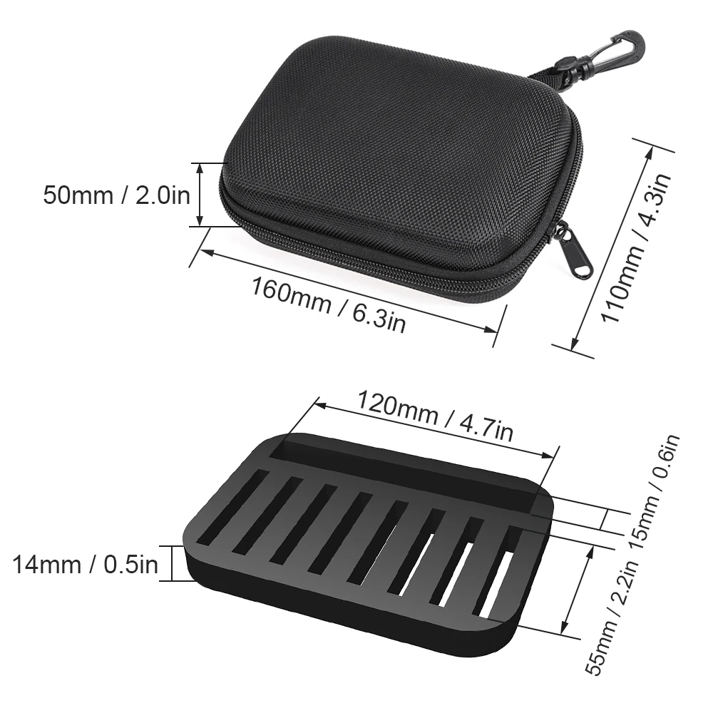 

Fishing Flies Lure Bag Protective Case Cover for Fishing Flies Hooks Paillette Spoon Lures Storage Bag Pouch