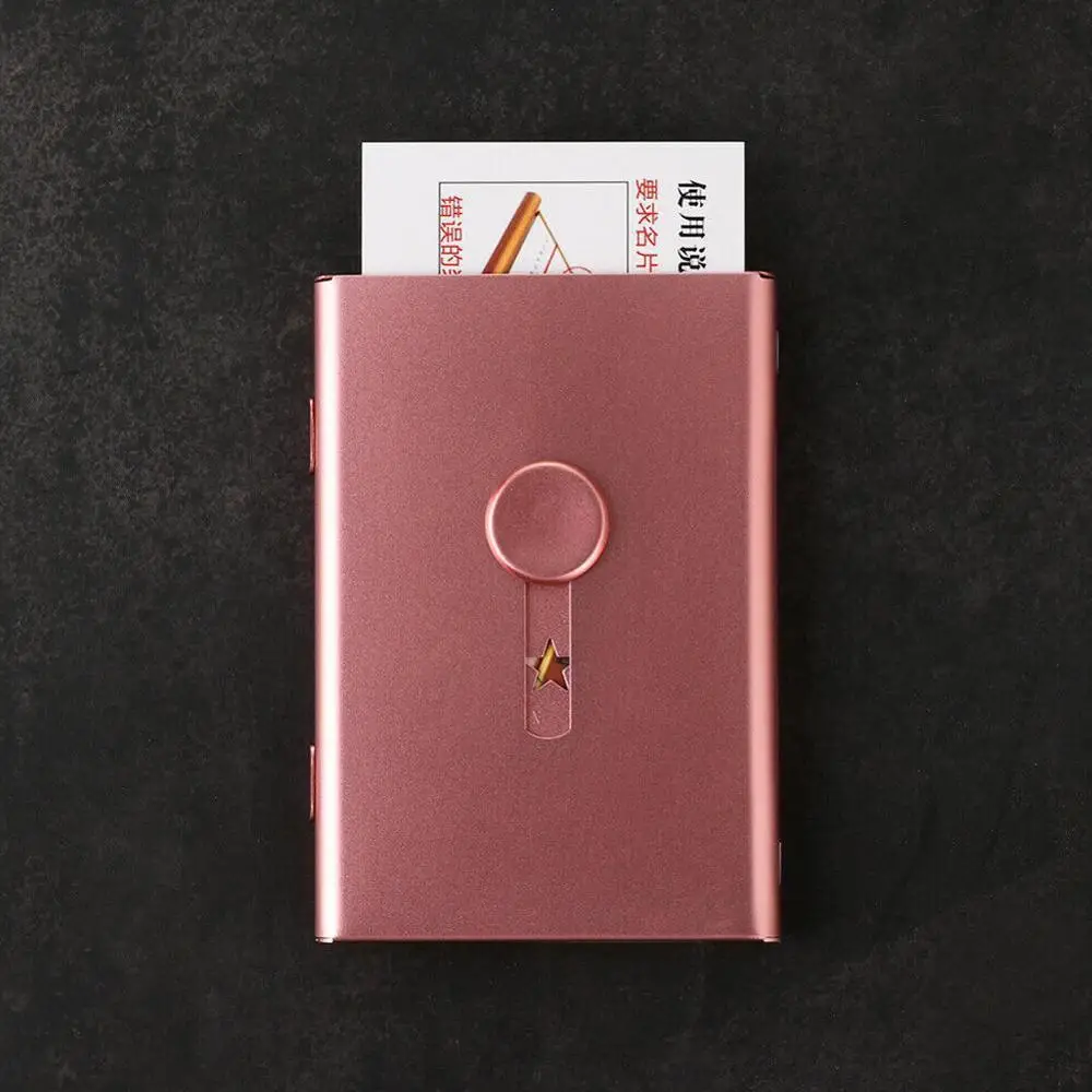 Мужской деловой держатель для карт чехол металлическая ультратонкая упаковка