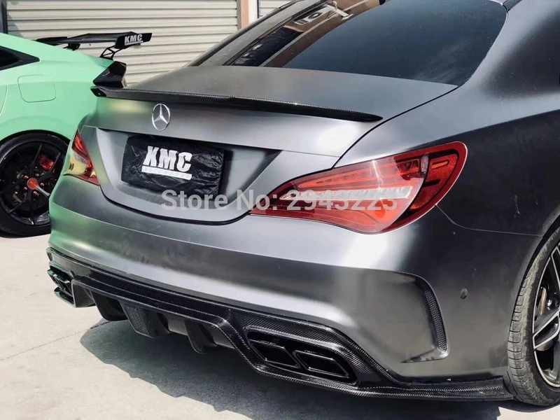 Спойлер на заднюю крышу из углеродного волокна в стиле FD крыло багажника для Mercedes