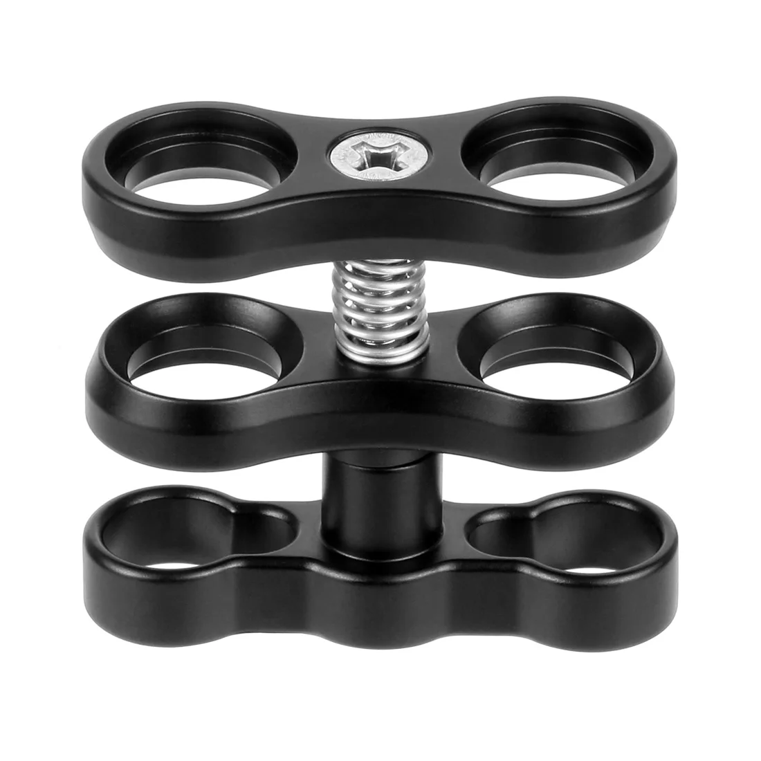 

Diving Lights Arm Connected Butterfly Clip Arm Dual Holder Mount for Underwater Photography Diving Light System Flashlight