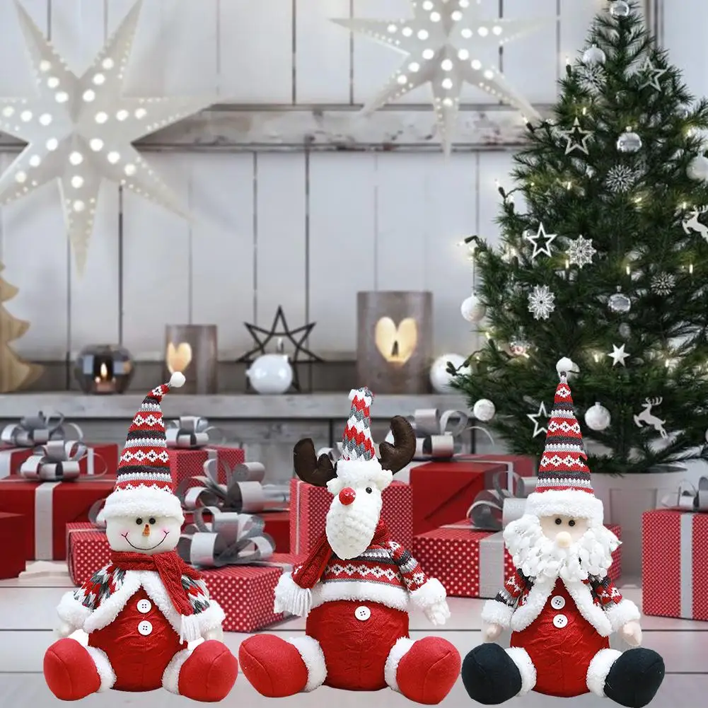 

New Christmas Decorations Christmas Dolls Christmas Tree Decorations Innovative Elk Santa Snowman Decorations Navid 2020