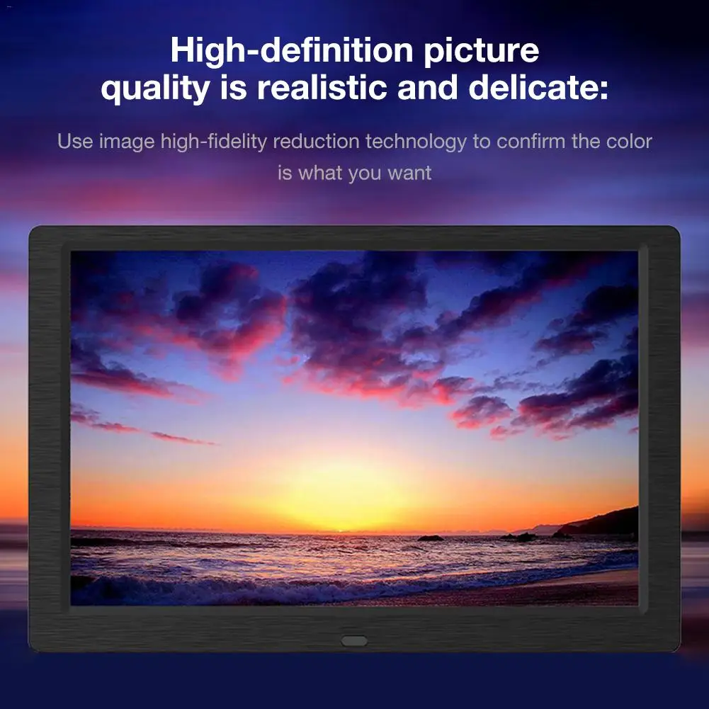 Новинка, 10 дюймов, Экран светодиодный Подсветка HD 1280x800 цифровая фоторамка электронный альбом для фотографий Музыка Фильмы Функция, хороший подарок для ребенка