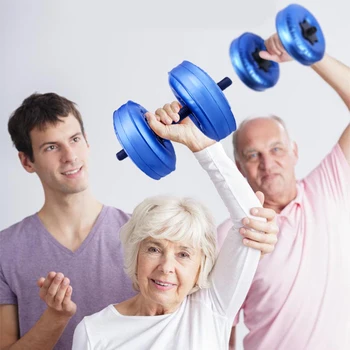 

Women Adjustable Weight Water-filled Dumbbell Yoga Indoor Fitness Bodybuilding Slim Arm Barbells Workout Equipment 2-10kg Apr15