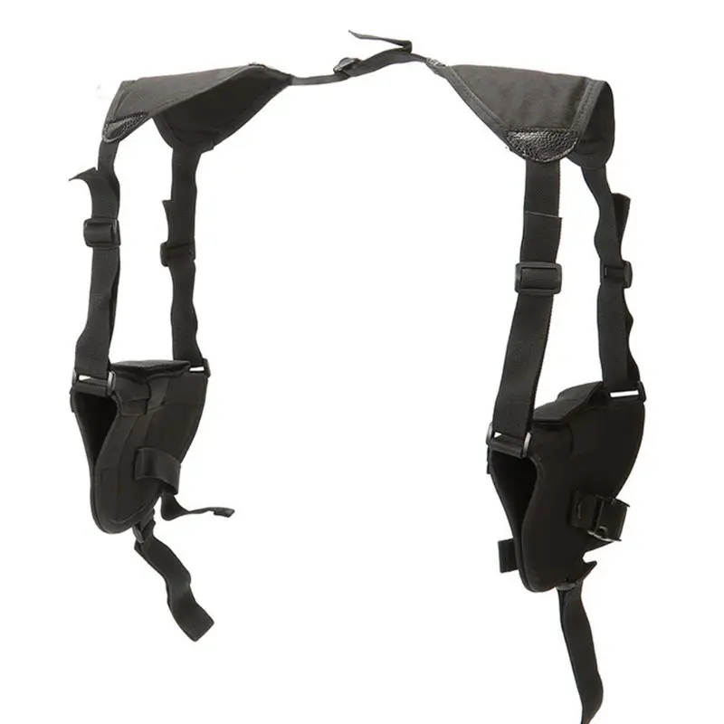 Portable Sports Left Right Hand Tactics Double Shoulder Holster Bag Airsoft Military Outdoor Entertainment Talking