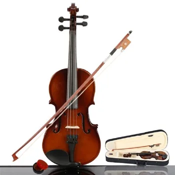 

1/4 Natural Violin Includes Violin, Case, Bow And Rosin, Interest Development, Entertainment Time Children's Musical Instruments