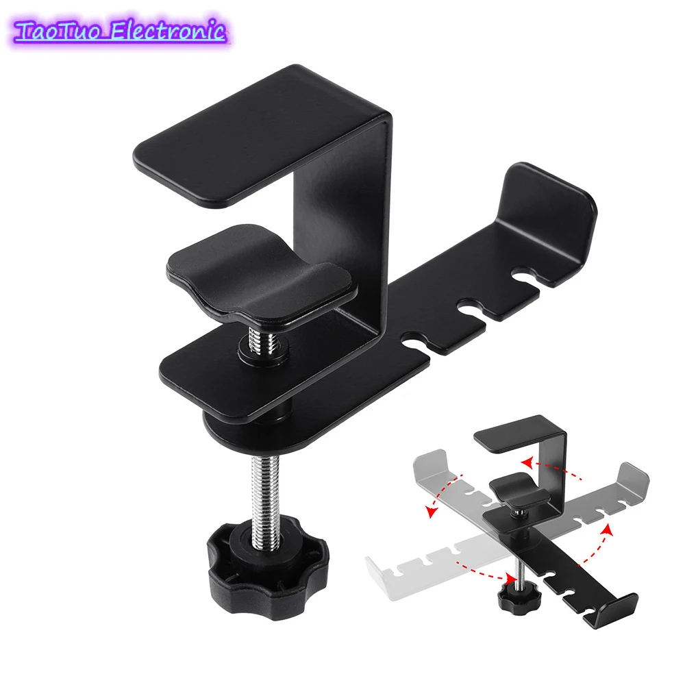 Wall Mounted Headset Holder Hanger Headphone Bracket Under Desk Hook Earphone Stand Holder for Earphones Accessories