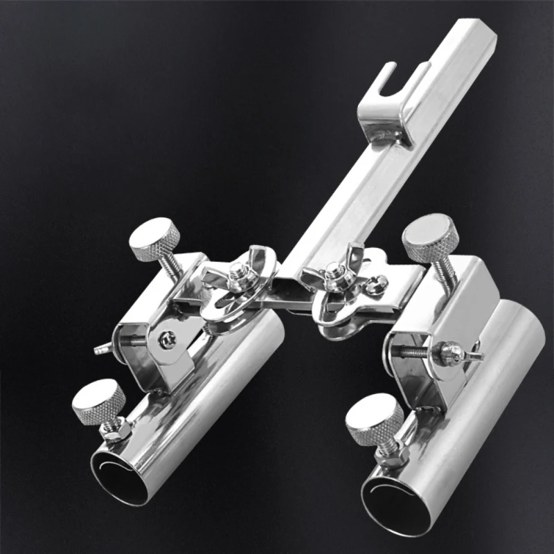 

360 Degree Adjustable Stainless Steel Fishing Rod Stand Fishing Tools Accessories Boat Rod Holder Rack Bracket Chair Mounted