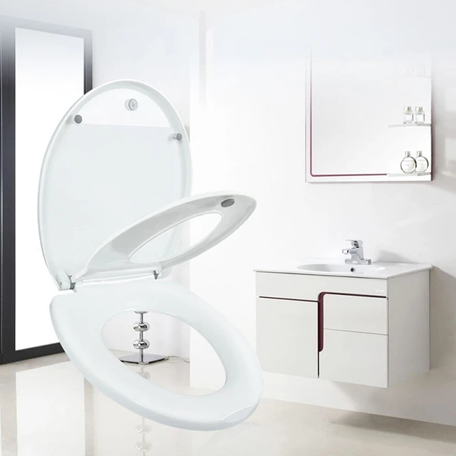 Siège De Toilette Double Couche Pour Enfants Et Adultes, Couvercle