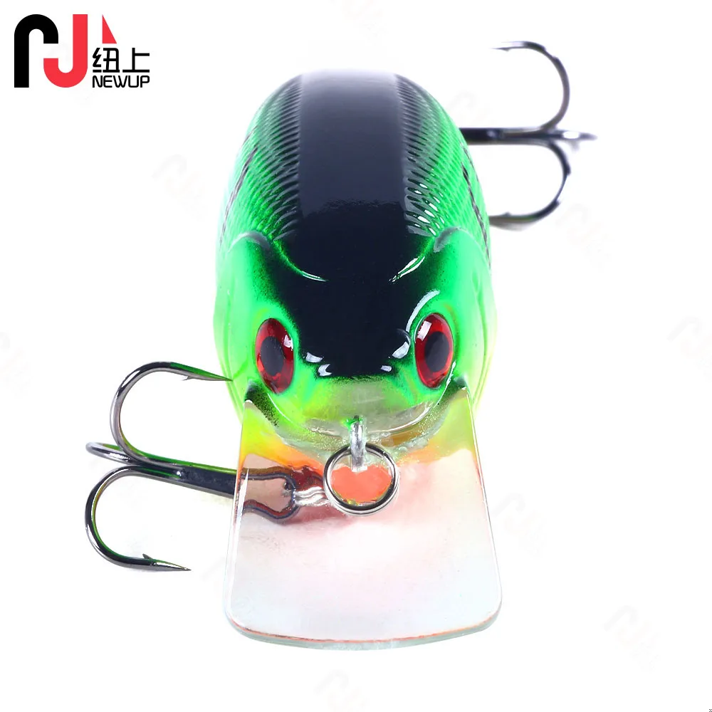 Newup Crank Fishing Lure Bait Wobbler 8.5CM-15G-6# Floating Crankbait Squarebill Swimbait For Bass Pike Predator Pesca