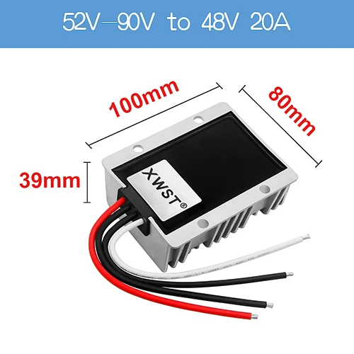 DC電圧変換器,52-90v 60v 72v〜48v dcコンバーター,ステップダウン