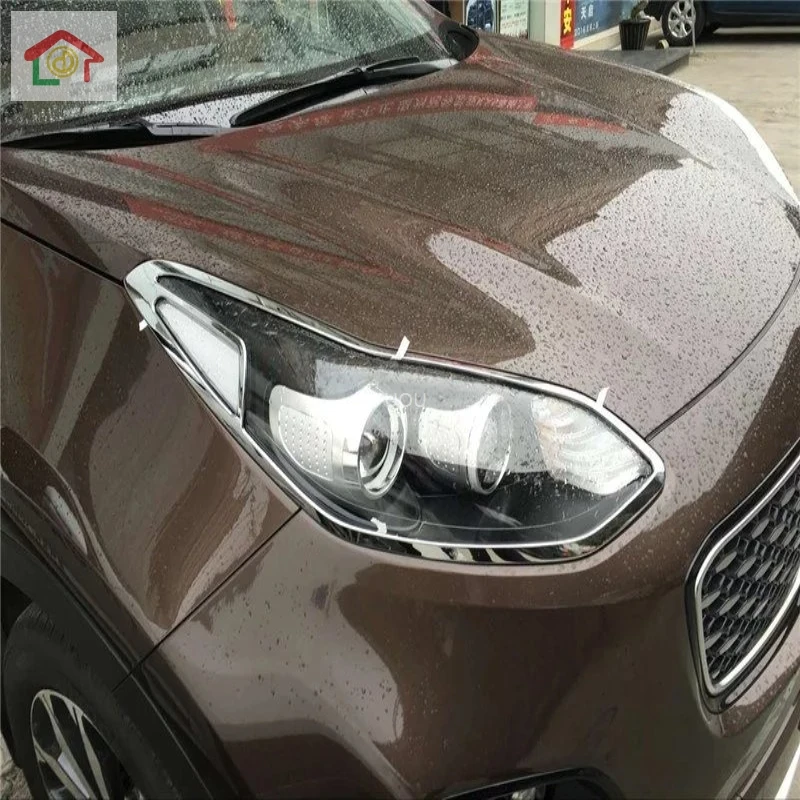 Для Kia Kx5 Sportage 2016 2020 Стайлинг автомобиля передсветильник фара рамка палочка ABS