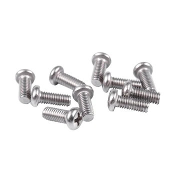 

10 Pieces Computer TV LCD Monitor Stand Bracket Mounting Screw M4x10mm