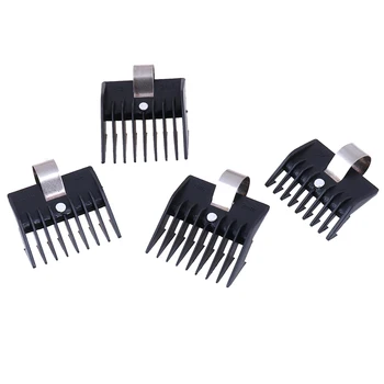 

4pcs Hair Clipper Limit Comb Guide Attachment Size Barber Replacement Hair Styler tools Supplies