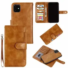 2 в 1 винтажный кожаный чехол-кошелек для Apple iPhone 11 Pro Max Fundas дневник книжка Флип Магнитный чехол 5,8 ''6,1'' 6,5 ''чехол