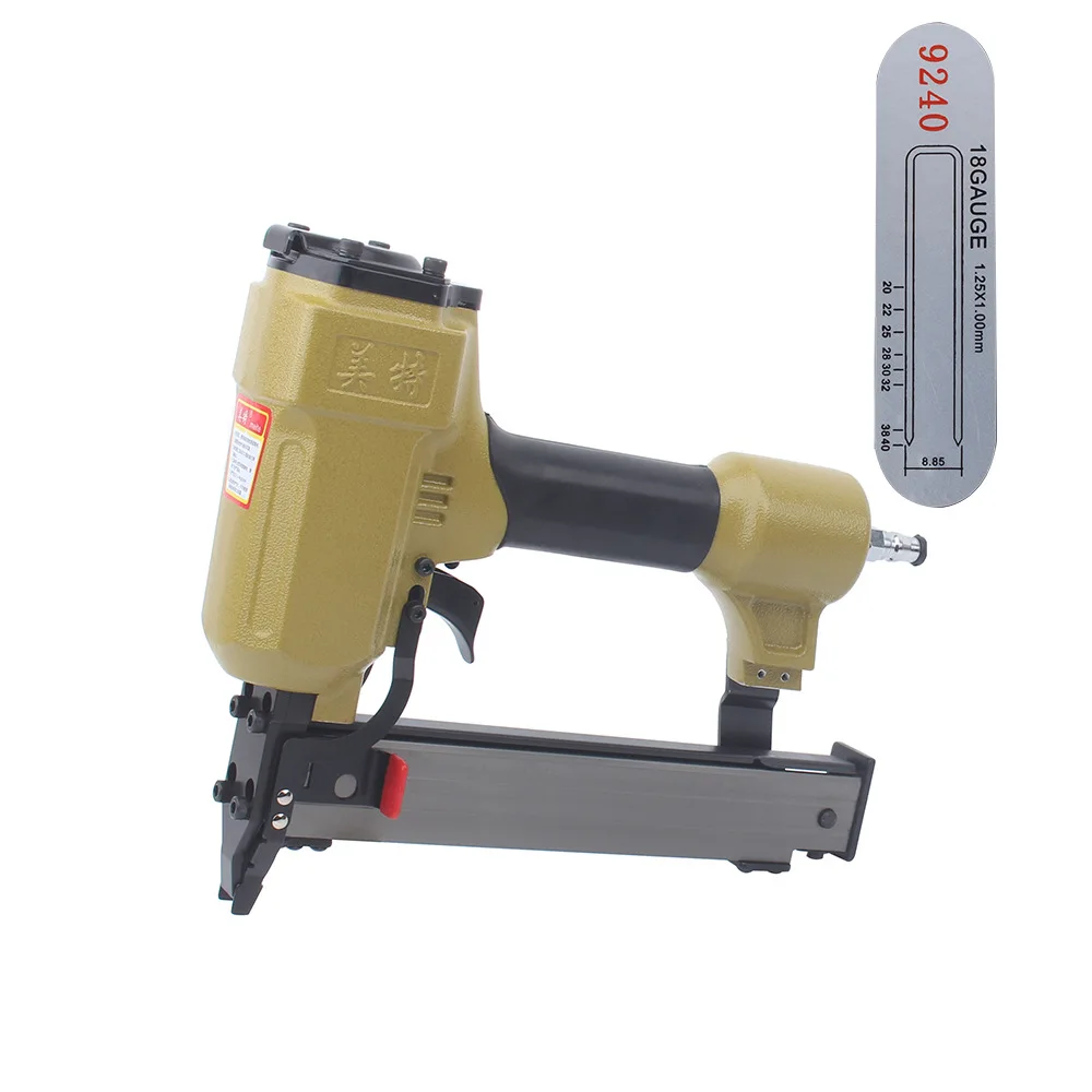 Meite 9240b 1/4" 5/16" 8.85mm Crown 18gauge Pneumatic Stapler Nail Gun