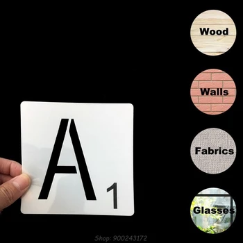 

26pcs/set Alphabet Letters Stencils Drawing Template DIY Painting Scrapbooking Embossing Album Card S04 20 Dropship