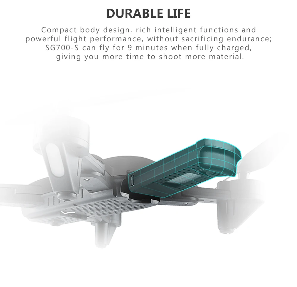 SG700-S 4K камера Квадрокоптер WiFi fpv Двойная камера Широкоугольный контроль ладони оптический поток жеста Фото Видео селфи RC Квадрокоптер