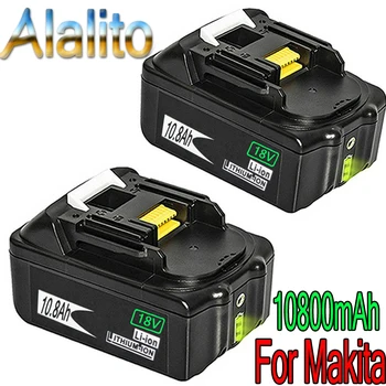 

Original For Makita 18V 10800mAh 10.8Ah Rechargeable Power Tools Battery with LED Li-ion Replacement LXT BL1860B BL1860 BL1850