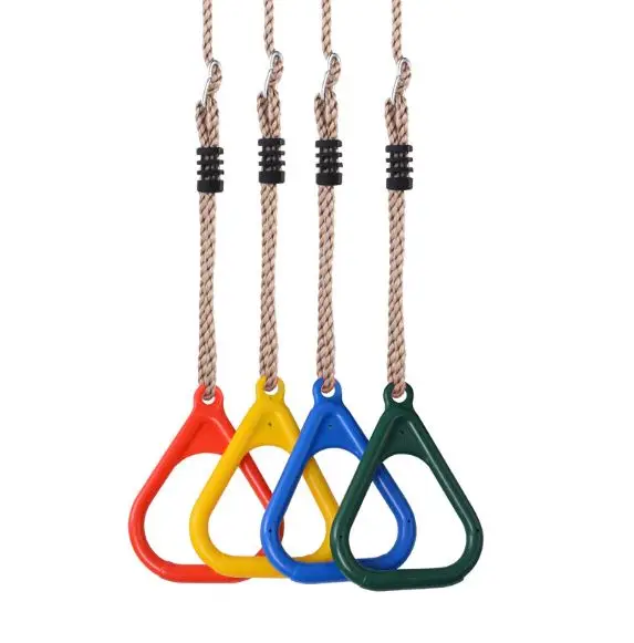 Indoor Gym Rings for Children, Pull Up Sports Swing Games, Fitness Training Handles, Kids Gift