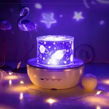 DishyKooker зарядка через usb светодиодный Многофункциональный Ночной Светильник проектор для детей и взрослых Украшения в спальню