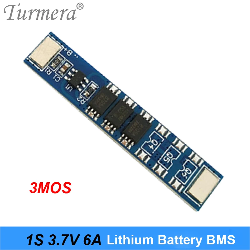 1S 3.7V 4.2V 6A 10A 12A Lithium Battery BMS Board for 18650 Battery Screwdriver Charger Protection Board Cell Protection Circuit 05