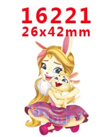 16221 30 шт мультфильм персонаж плоское украшение из смолы PR 15716 - Цвет: 16221