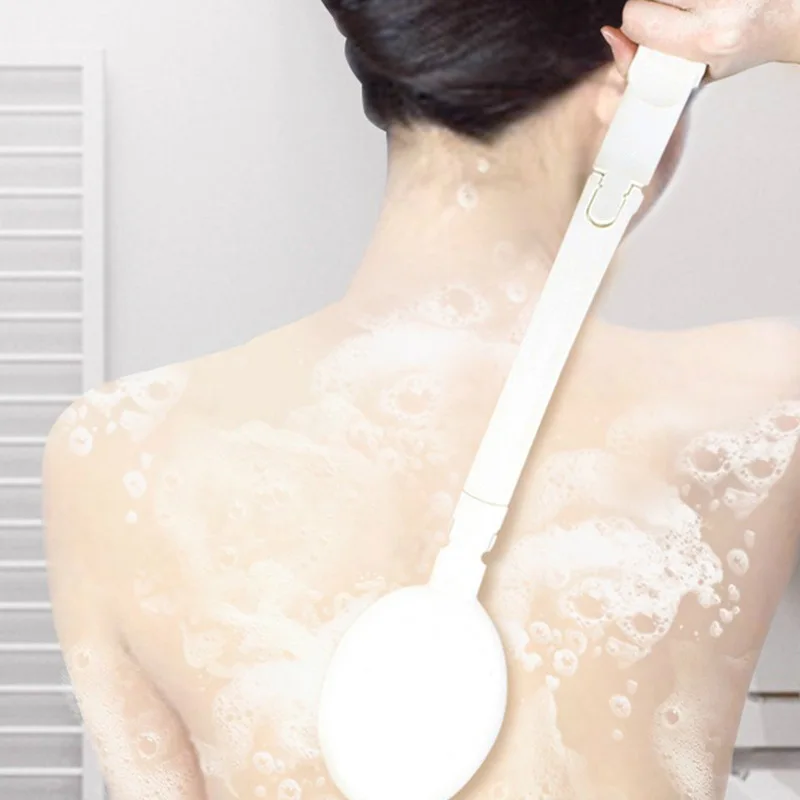 Современная бытовая щетка для ванной, Складная Многофункциональная Мягкая шерстяная губка с длинной ручкой, нейлон
