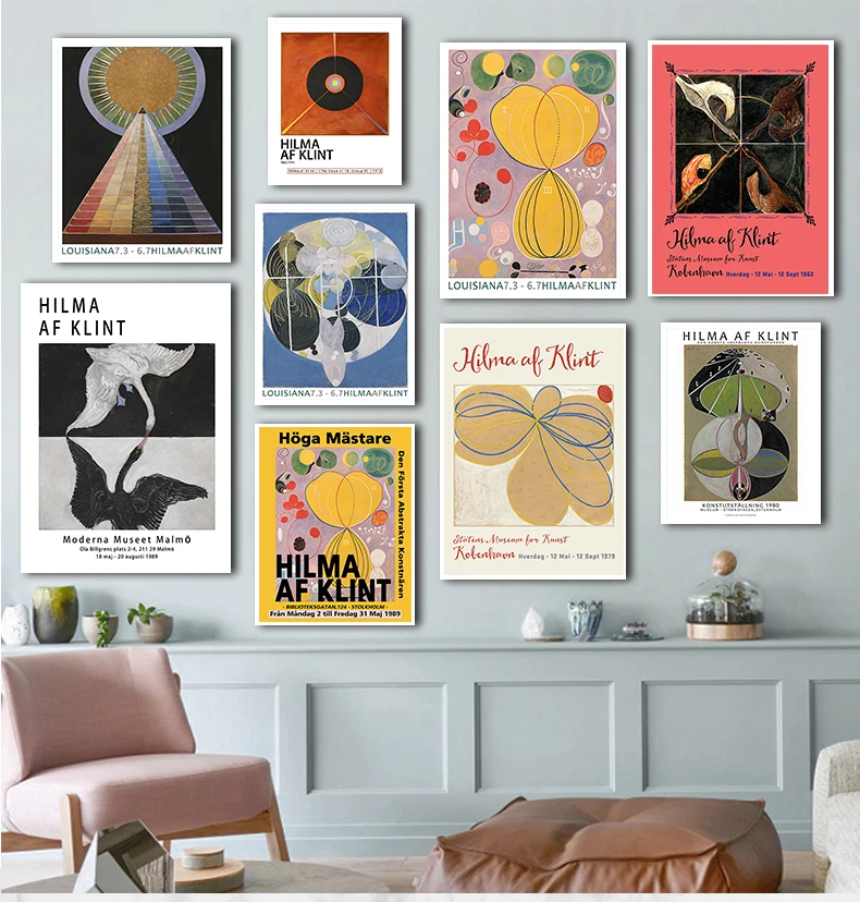 Hilma af Klint шведская Цитата Художественная печать вдохновляющий постер Швеция