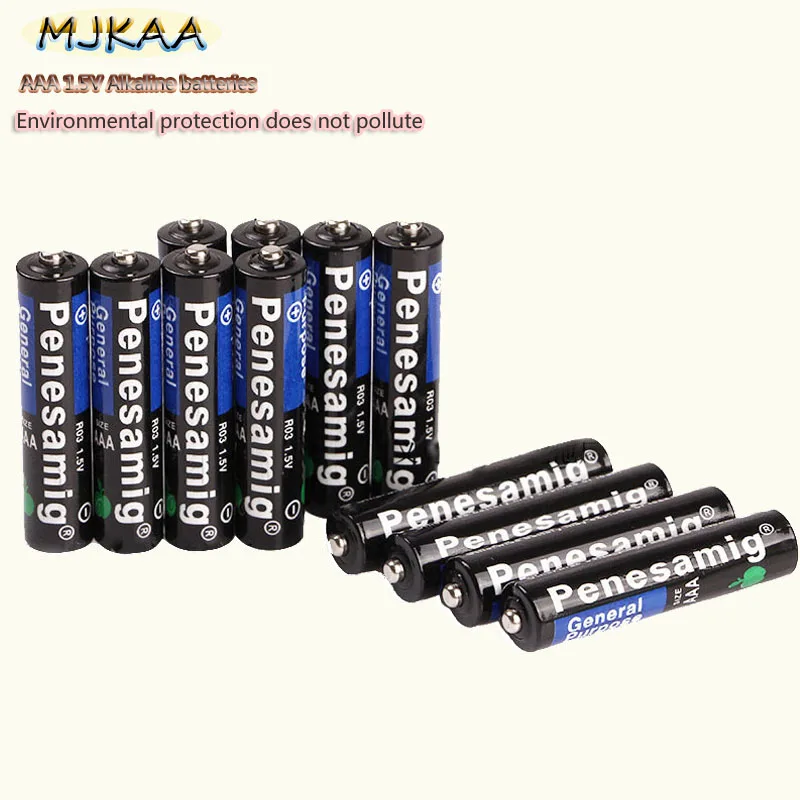 MJKAA 12 шт кучи AAA 1 5 V карбоновая сухая батарея использовать для калькулятора