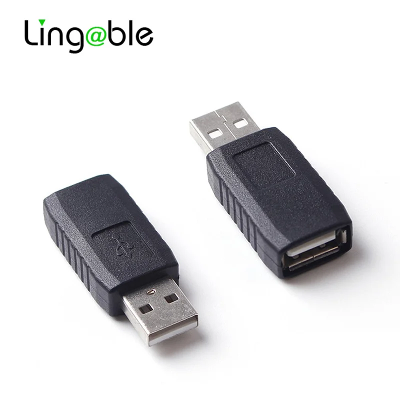 

Lingable USB 2.0 A male to female Adapter USB 2.0 AM/AF Connector Extender Converter for laptop PC Computer