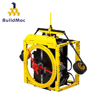 

BuildMOC Clock work Balance Clock With Remontoire Model Kid Children Educational Toys 4453 Christmas Birthday Gift