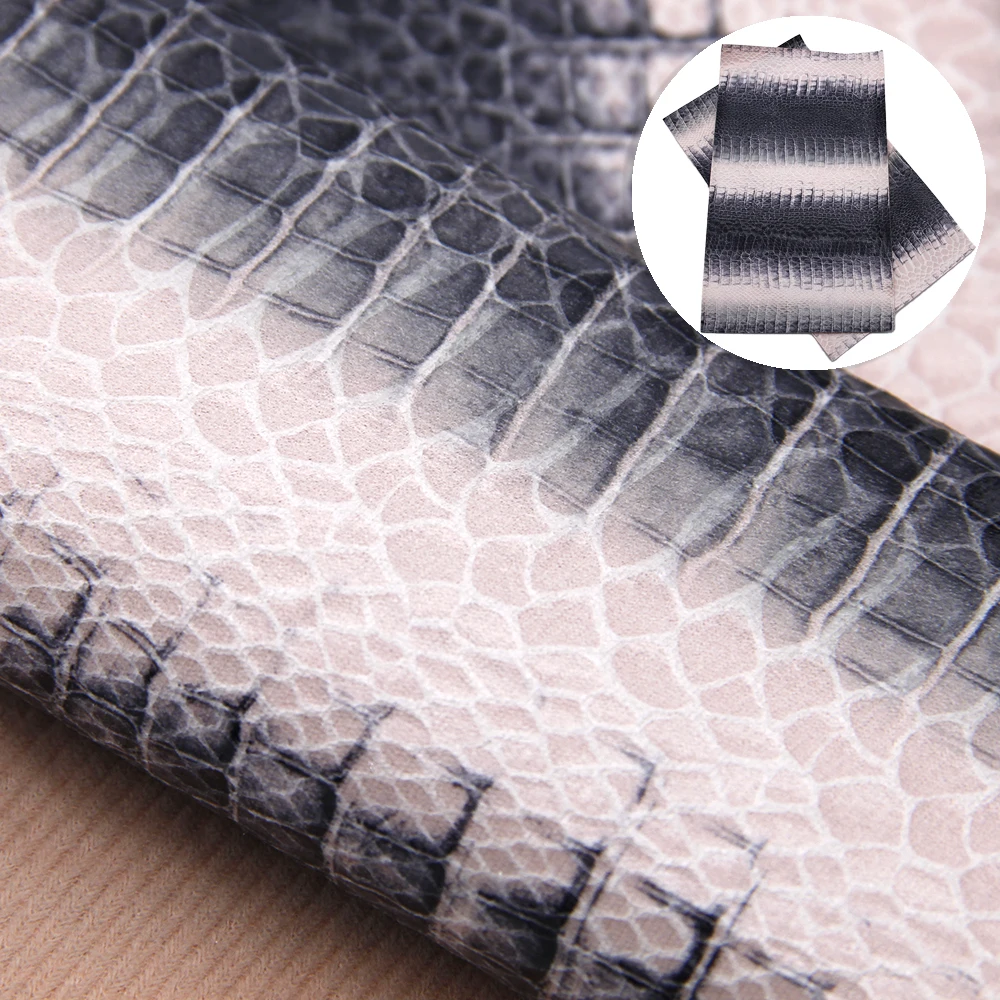 20*34 см красочная Змея шаблон Bump текстура искусственная кожа ткань лист для изготовления ручной работы серьги кошелек Hairbow ремесло, 1Yc9618 - Цвет: 1099765006