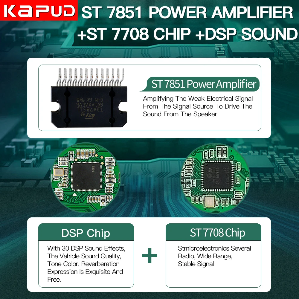 Kapud 7''Car Adnroid 10 Radio Multimedia Player For Volkswagen Passat Seat Leon/Toledo Golf Iv MK4 Skoda Superb Lupo GPS Stereo