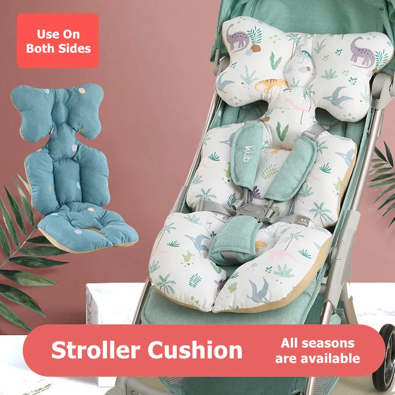 

Baby Stroller Cushion Baby Carriage Accessories Infant Cotton Seat Cushion Thick Warm Mat Sleeping Pillow Cover Soft for Kids