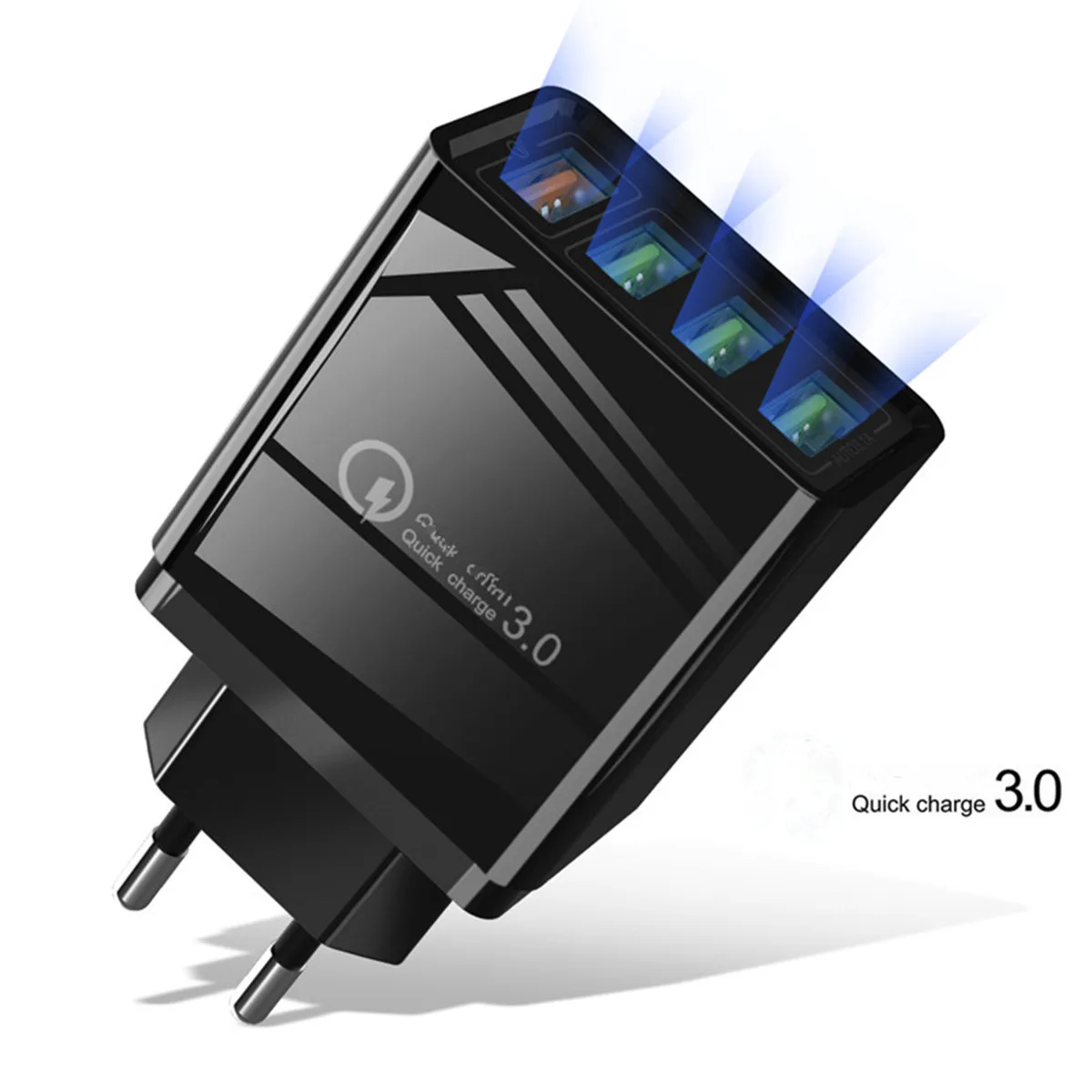 4USB QC3.0 мобильный телефон Быстрая зарядка 3,0 для IPhone 8 быстрое настенное зарядное устройство для samsung S9 Зарядное устройство USB для путешествий Портативная зарядка