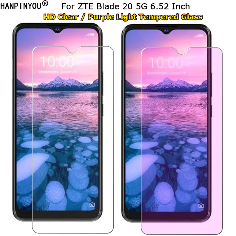 Для ZTE лезвие 20 5G (не 4G) 6 52 "Защита Синий Фиолетовый светильник луч глаз Уход