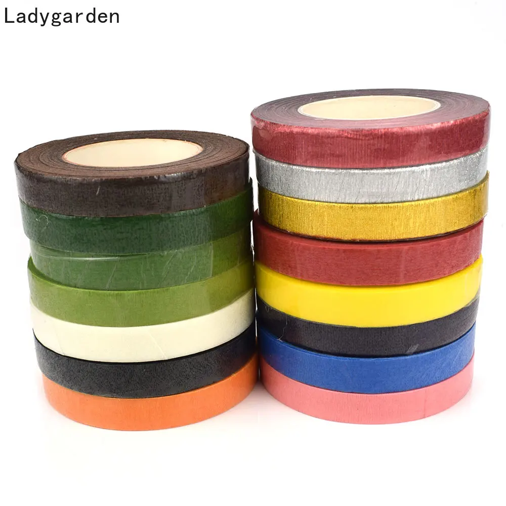 Artificial Flower Supplies Stem Tape Corsages Flower Decoration Florist Supplies
