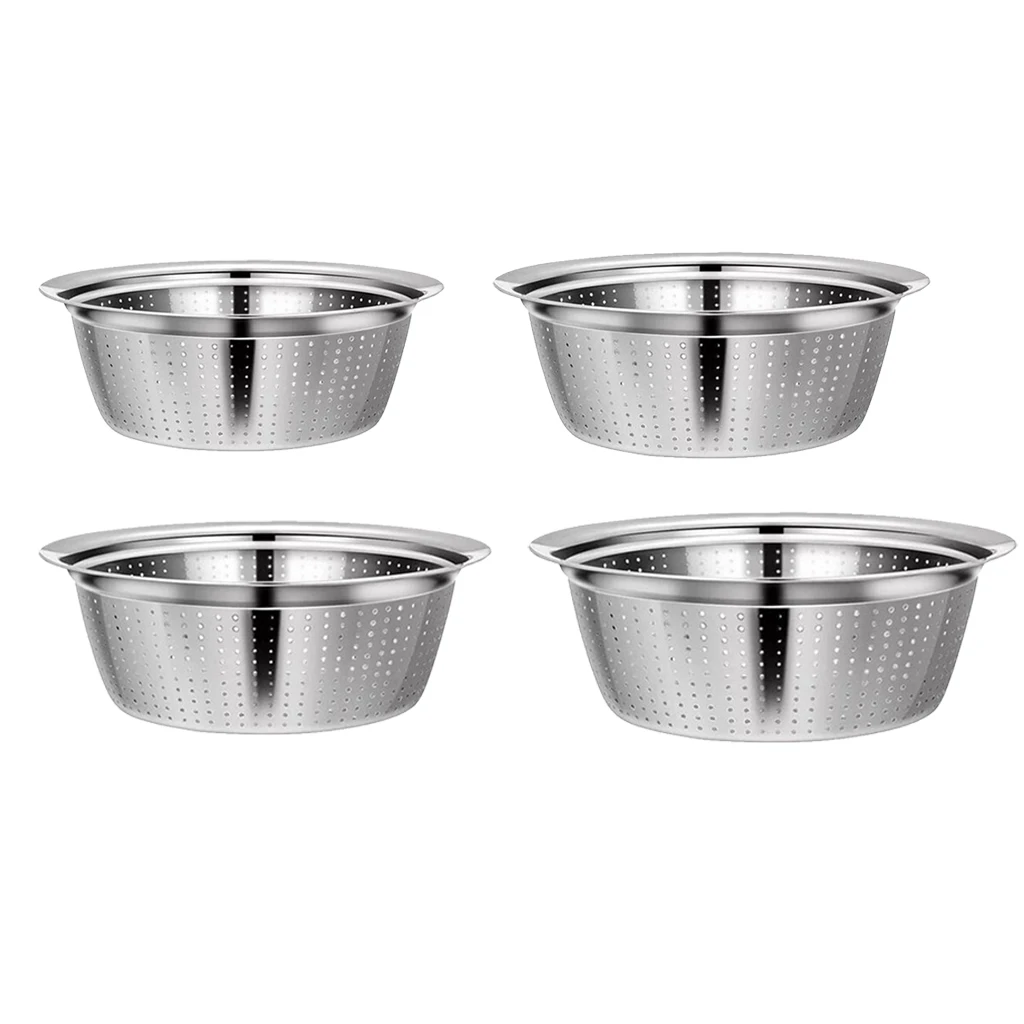 Stainless Steel Spaghetti Vegetable Strainer Colander Home Restaurant Kitchen Food Sieve Salad Spinner
