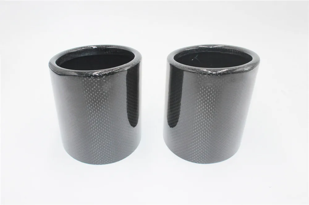 1 шт. Универсальный обтекатель глянцевый углеволоконные akrapovic выхлопной наконечник глушитель крышка наконечник выхлопной трубы аксессуары