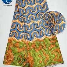 LIULANZHI нигерийская атласная ткань новейший стиль атласная ткань для женского платья 5 ярдов/шт африканская атласная печать NLL01-NLL19