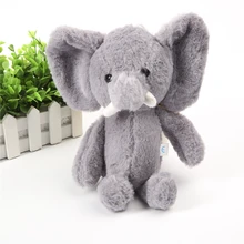 פיל חיות פרווה בובת החדש תינוק ילד בני בנות חמוד בעלי החיים רך בפלאש צעצוע מיני פיל חיות פרווה בובת מתנה(China)