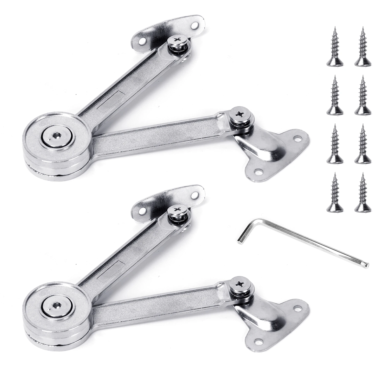 2pcs/lot 40lb Heavy Duty Zinc Alloy Lid Support Hinge,keep Stay Hinges