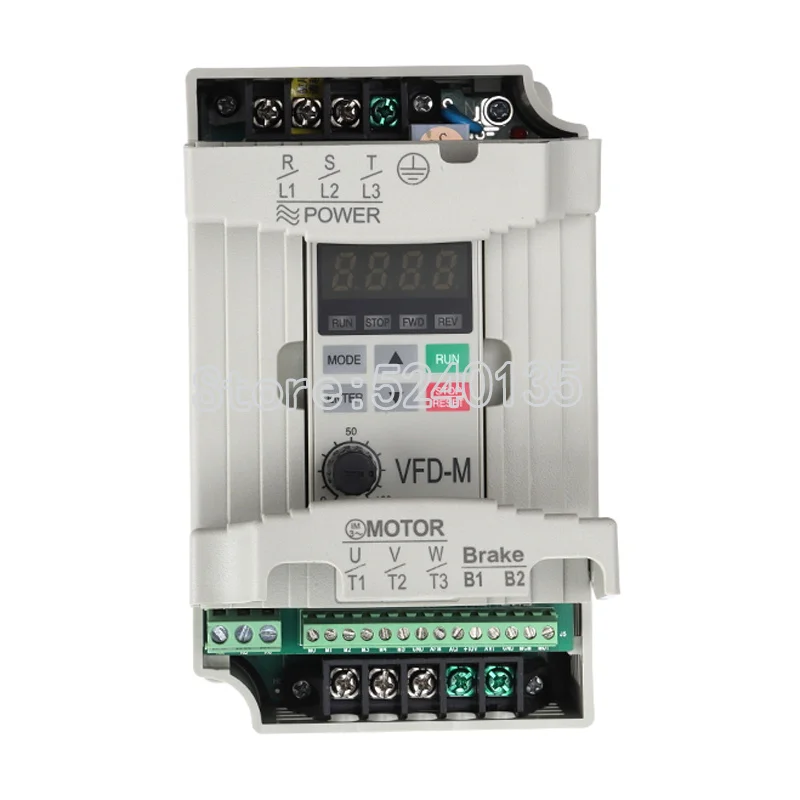 Дельта VFD-M серии ультра низкий уровень шума Мини VFD007M21A 0.75kw 220V инфертор