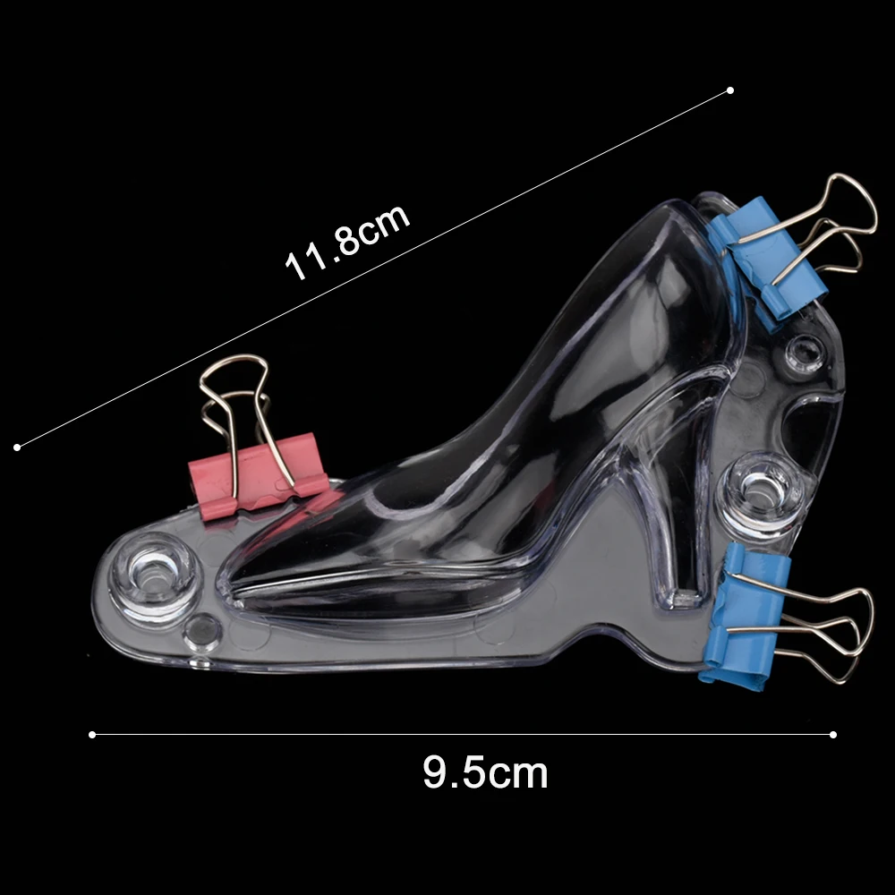 Пластиковые мини 3D туфли на высоком каблуке Форма конфеты Сахарная паста плесень торт Декорации инструменты DIY 3D шоколадная Форма торт плесень выпечки инструменты