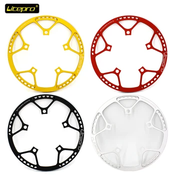 

Litepro 56T Folding Bike Chainring 130BCD Bicycle Chainring with Guard Bike Crankset Tooth BMX Chainwheel bmx Chainwheel Protect