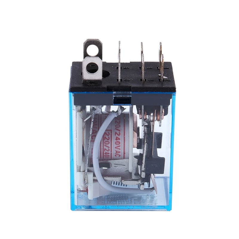 LY2NJ HH62P L JQX 13F 220 В AC катушка DPDT реле мощности 8 Pin w PTF08A розетка|Реле| |