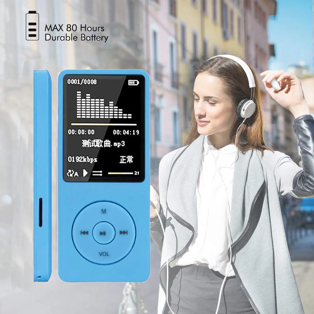 Новый модный портативный MP3 плеер с ЖК экраном FM радио видео игр фильмов USB Hi fi