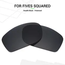 Mryok поляризованные Сменные линзы для Окли Fives квадратные солнечные очки маскирующий черный
