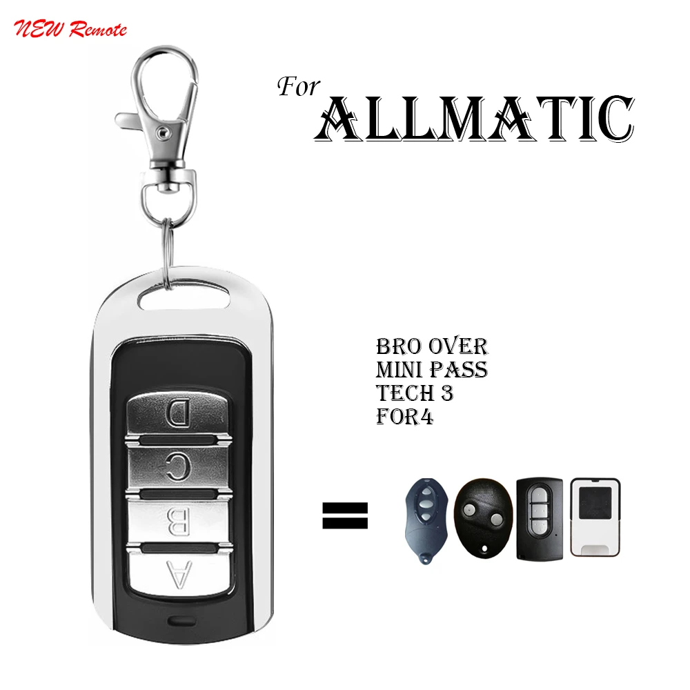 Пульт дистанционного управления для ворот и гаражных команд ALLMATIC BROWN BRO.OVER RED 433