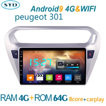 

android car radio for peugeot 301 2014 2018 GPS navigator DVD multimedia player autoradio coche audio auto stereo peugeot301 SWC